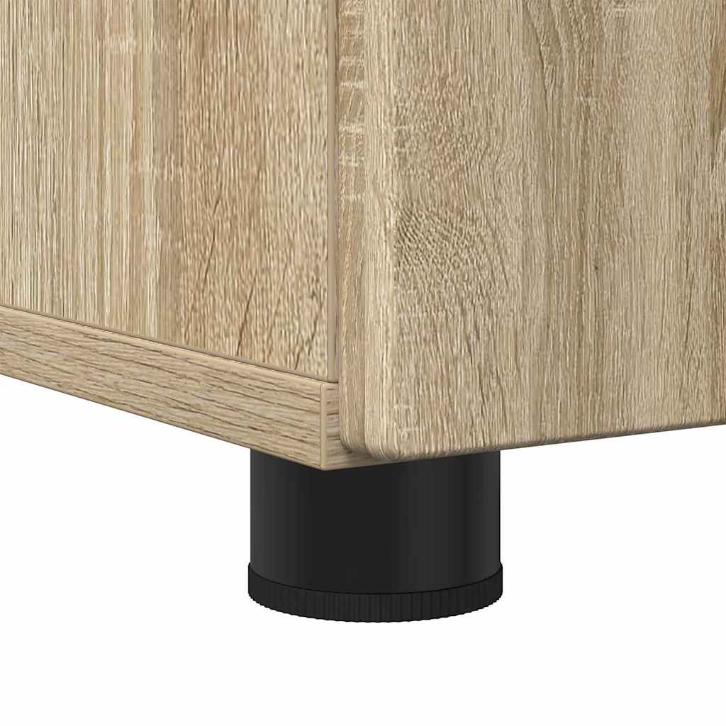 Bathroom Cabinet with Storage Sonoma Oak 30 x 35 x 95 cm