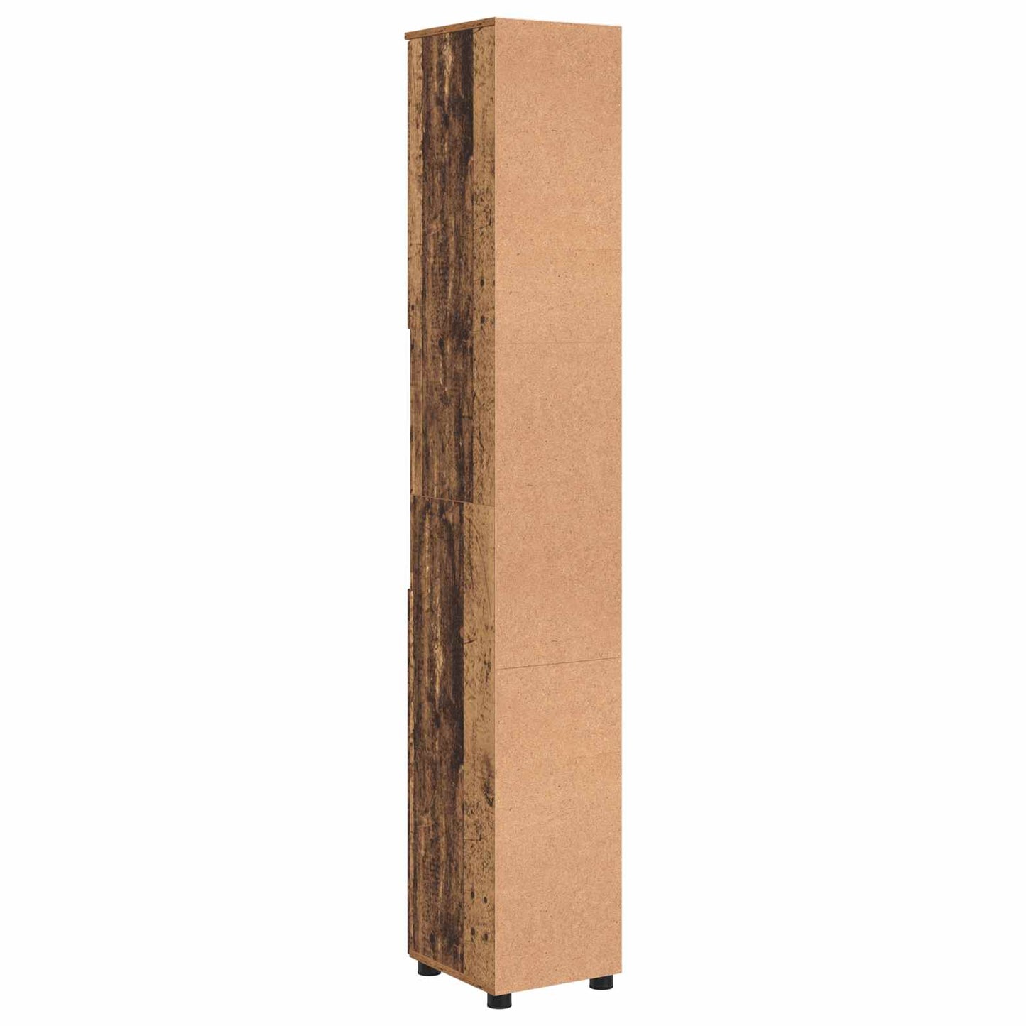 Bathroom Cabinet with Storage Old Wood 30 x 35 x 192 cm