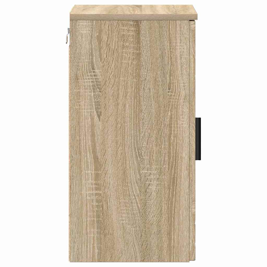 Bathroom Cabinet Sonoma Oak 30 x 31.5 x 61 cm