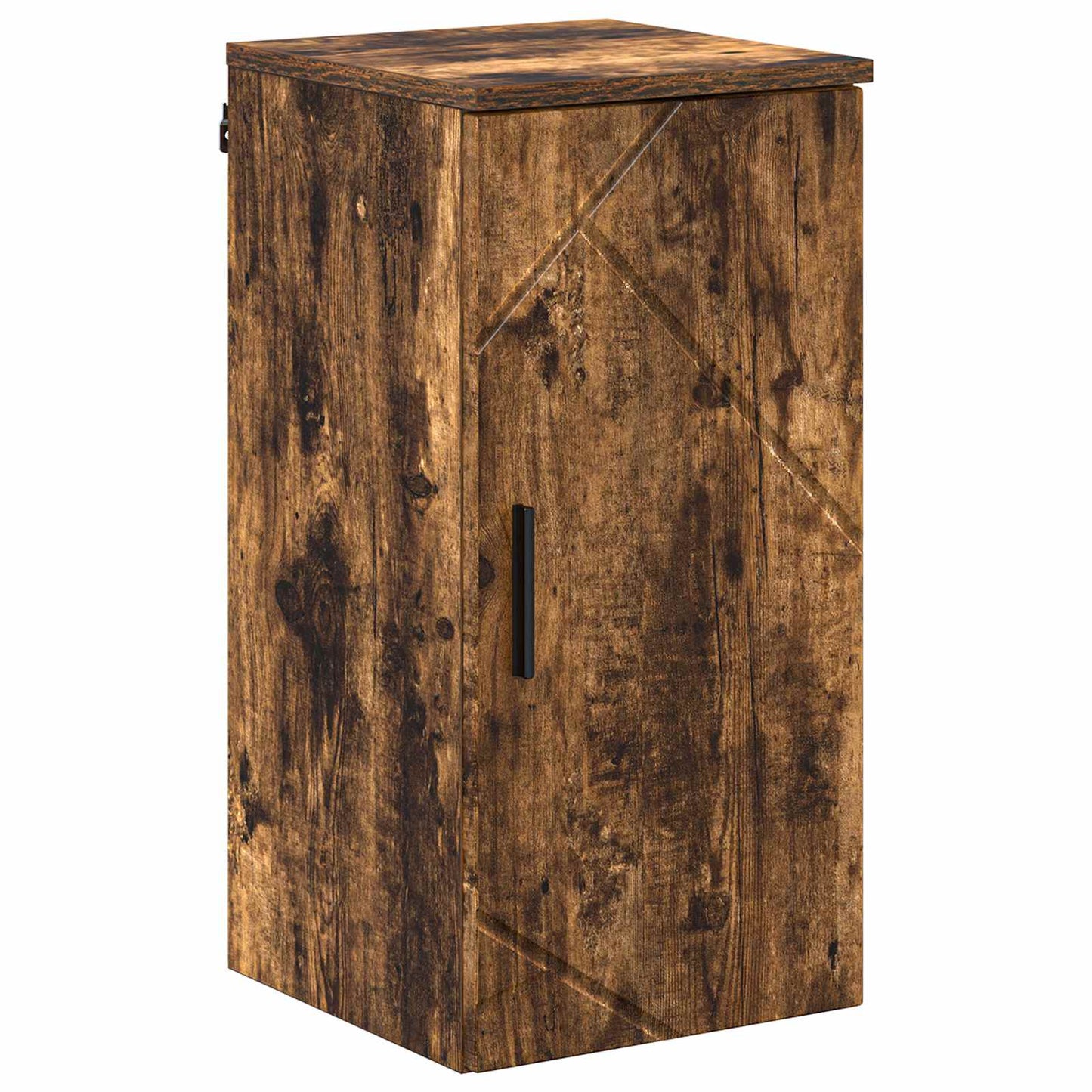 Bathroom Cabinet Wall-mounted Smoked Oak 30 x 31.5 x 61 cm
