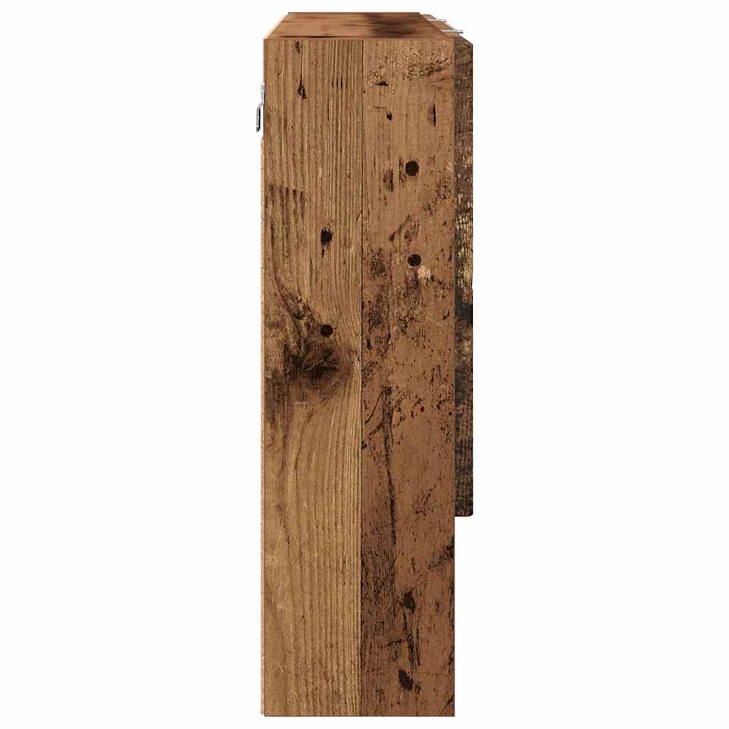 Mirror Cabinet Old Wood 80 x 17 x 55 cm Engineered Wood