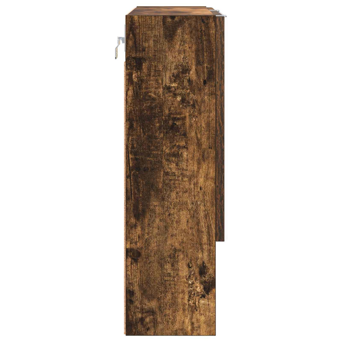 Mirror Cabinet Smoked Oak 59 x 17 x 55 cm Engineered Wood