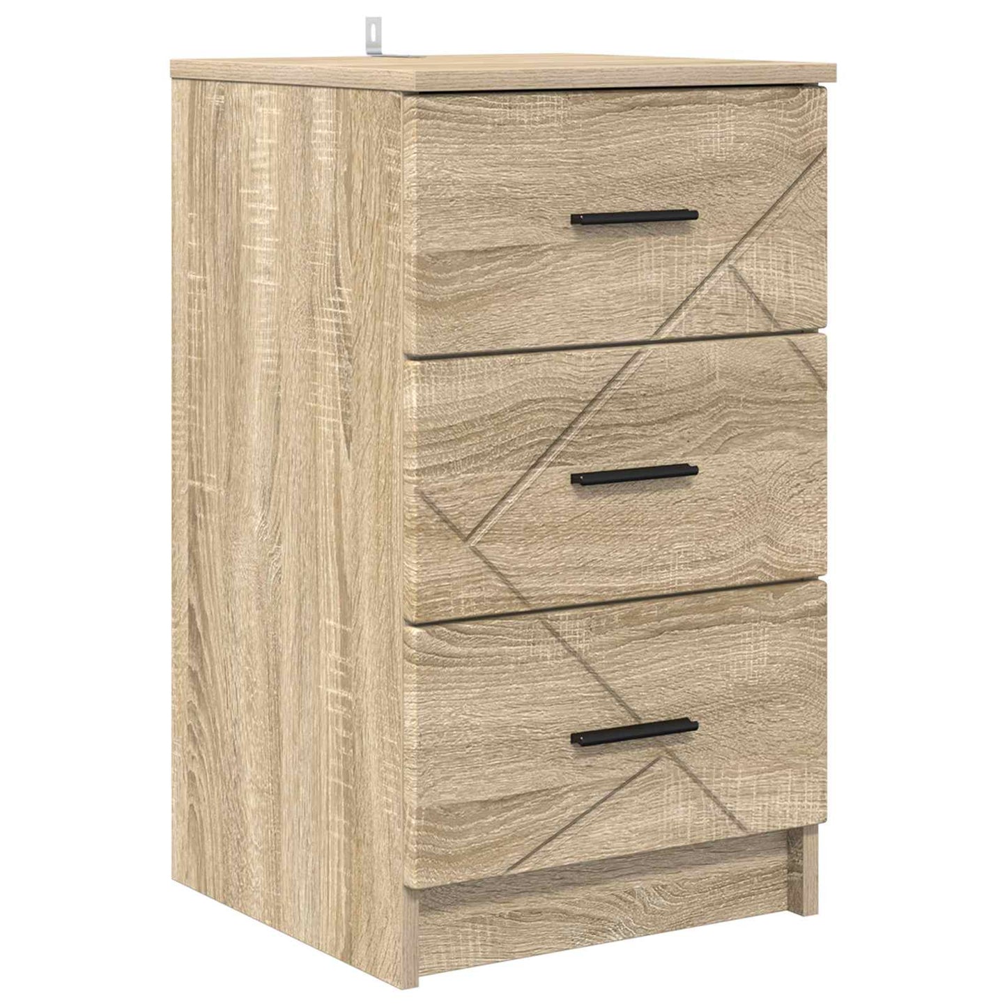 Bedside Cabinet Sonoma oak 38 x 38 x 66 cm Engineered wood