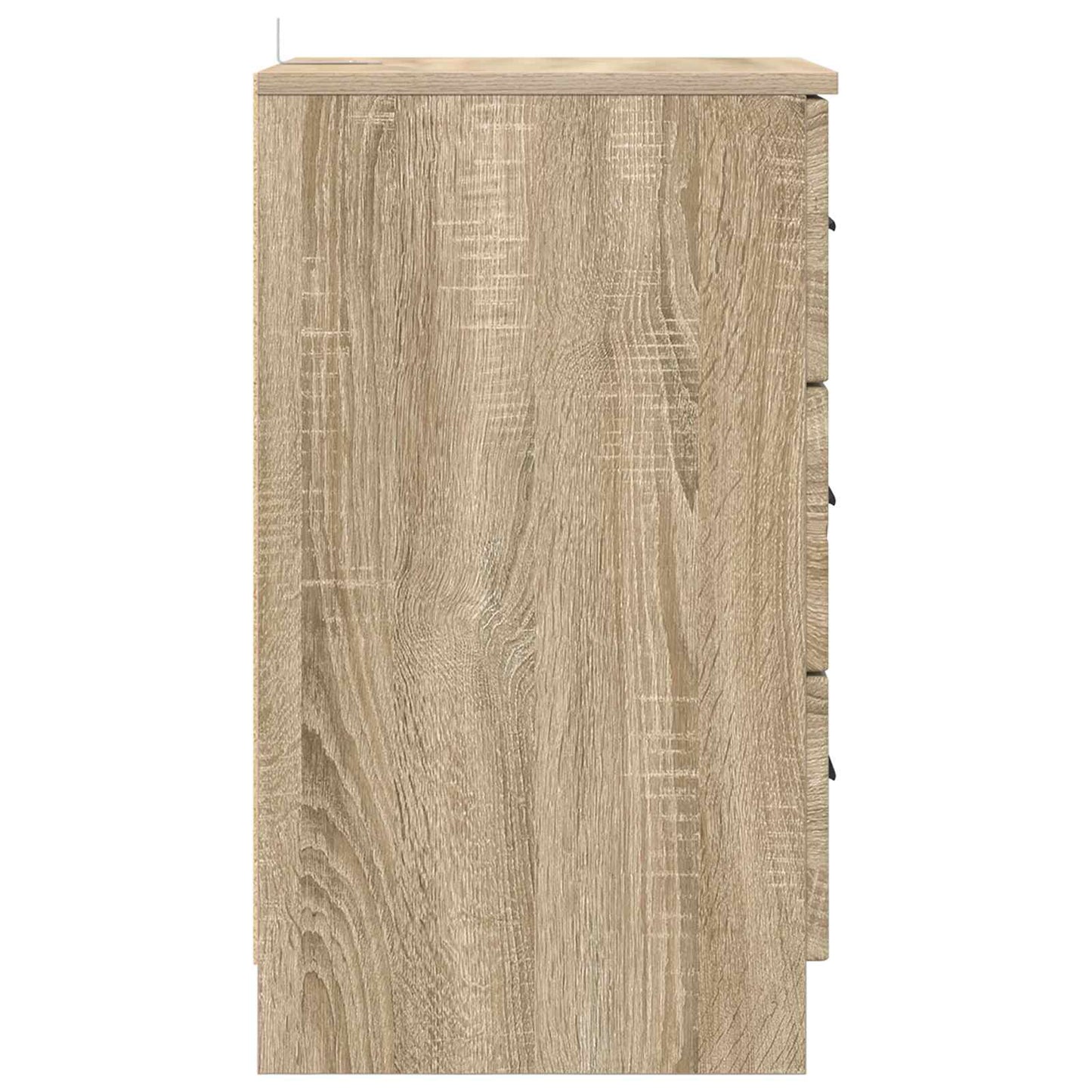Bedside Cabinet Sonoma oak 38 x 38 x 66 cm Engineered wood