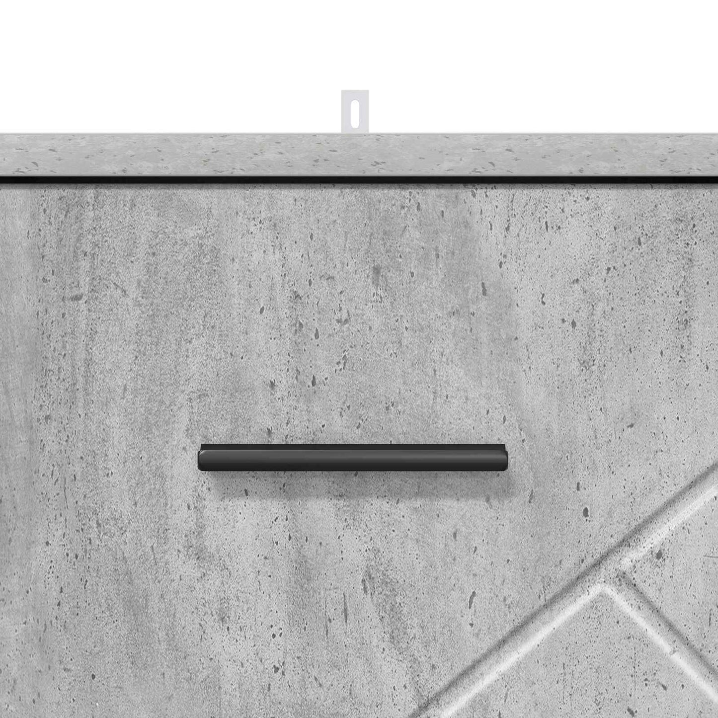 Bedside Cabinet Concrete grey 38 x 38 x 66 cm Engineered wood