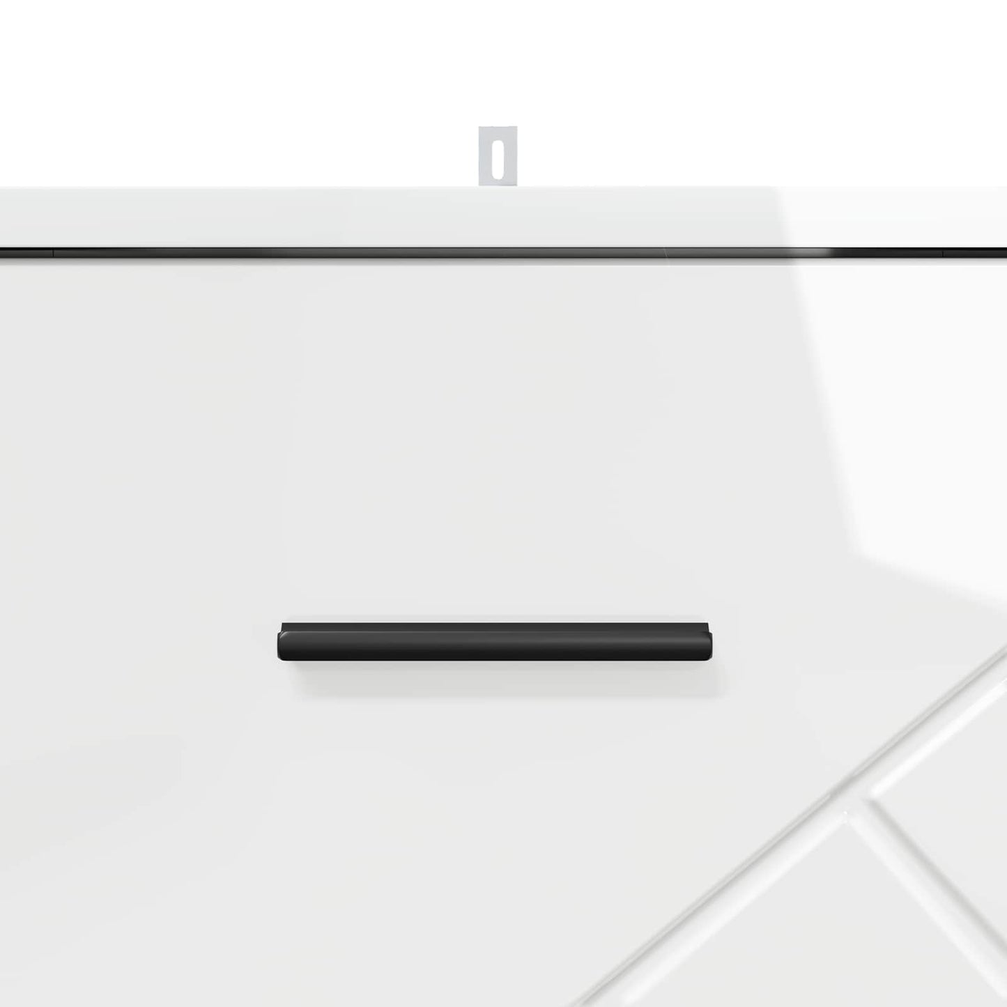 Bedside Cabinet High gloss white 38 x 38 x 66 cm