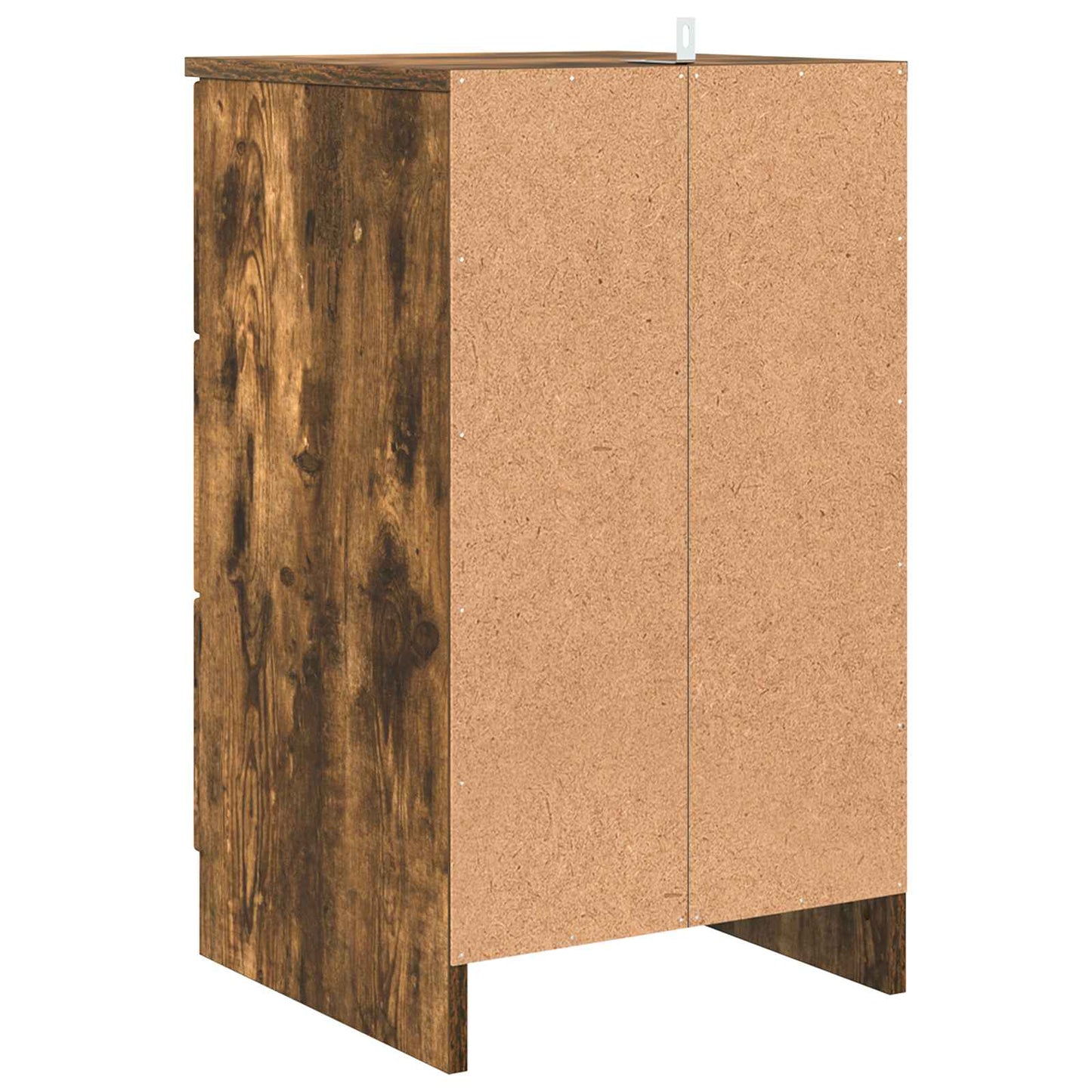Bedside Cabinet Smoked oak 38 x 38 x 66 cm Engineered wood