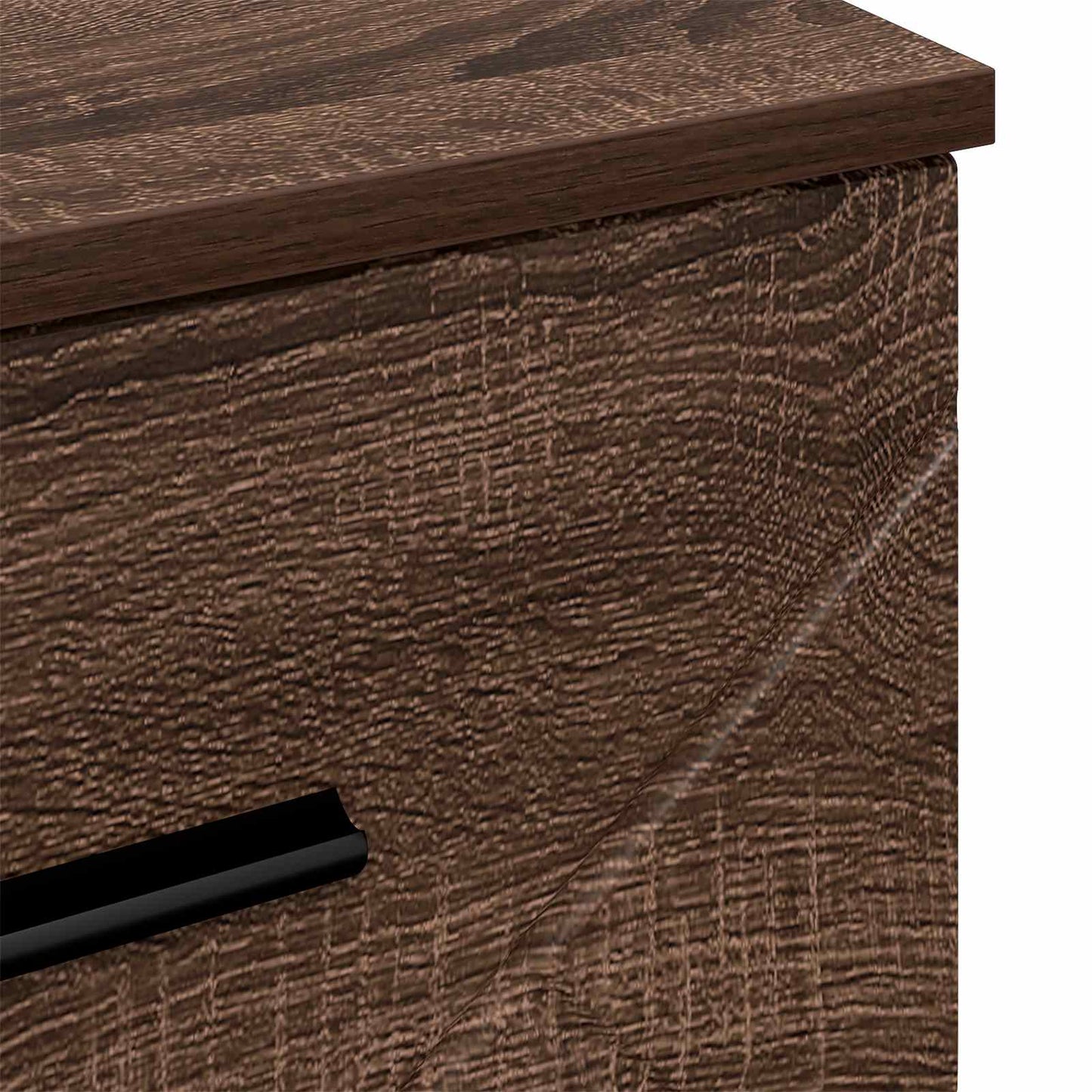 Bedside Cabinet Brown oak 38 x 38 x 66 cm Engineered wood