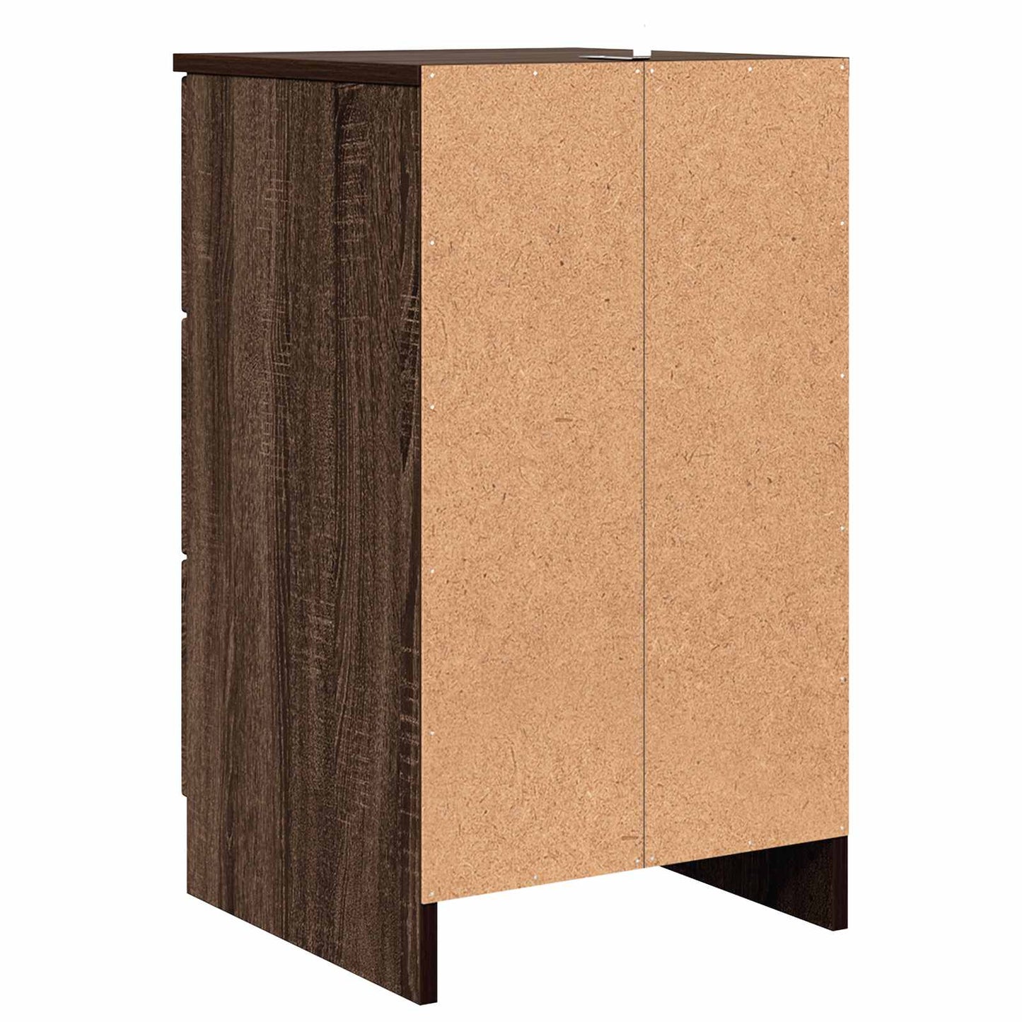 Bedside Cabinet Brown oak 38 x 38 x 66 cm Engineered wood