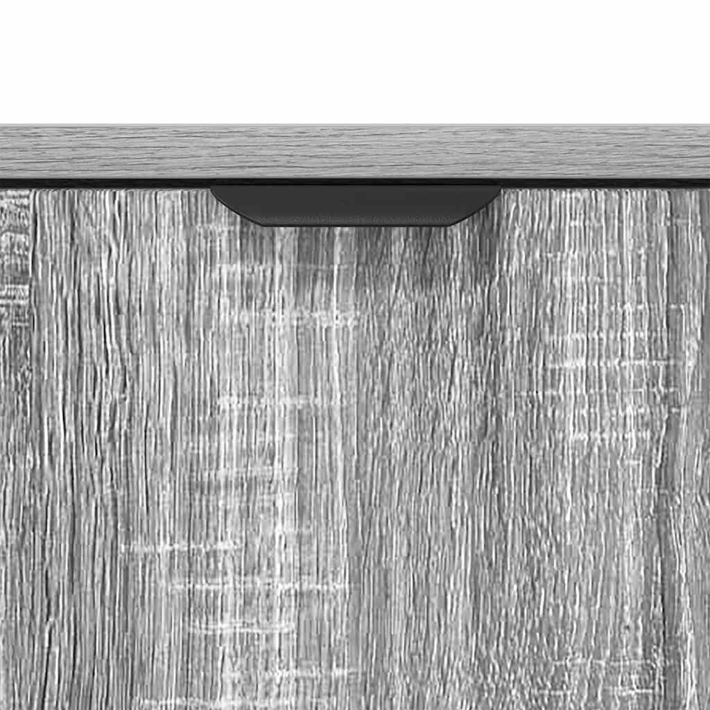 Bathroom Cabinet with Drawer Grey Sonoma 39.5 x 36 x 88 cm