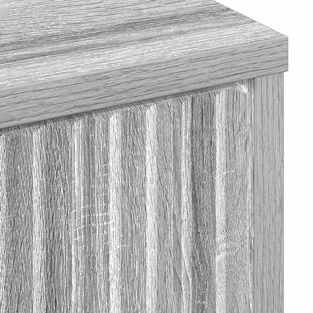 Bathroom Cabinet with Drawer Grey Sonoma 39.5 x 36 x 88 cm