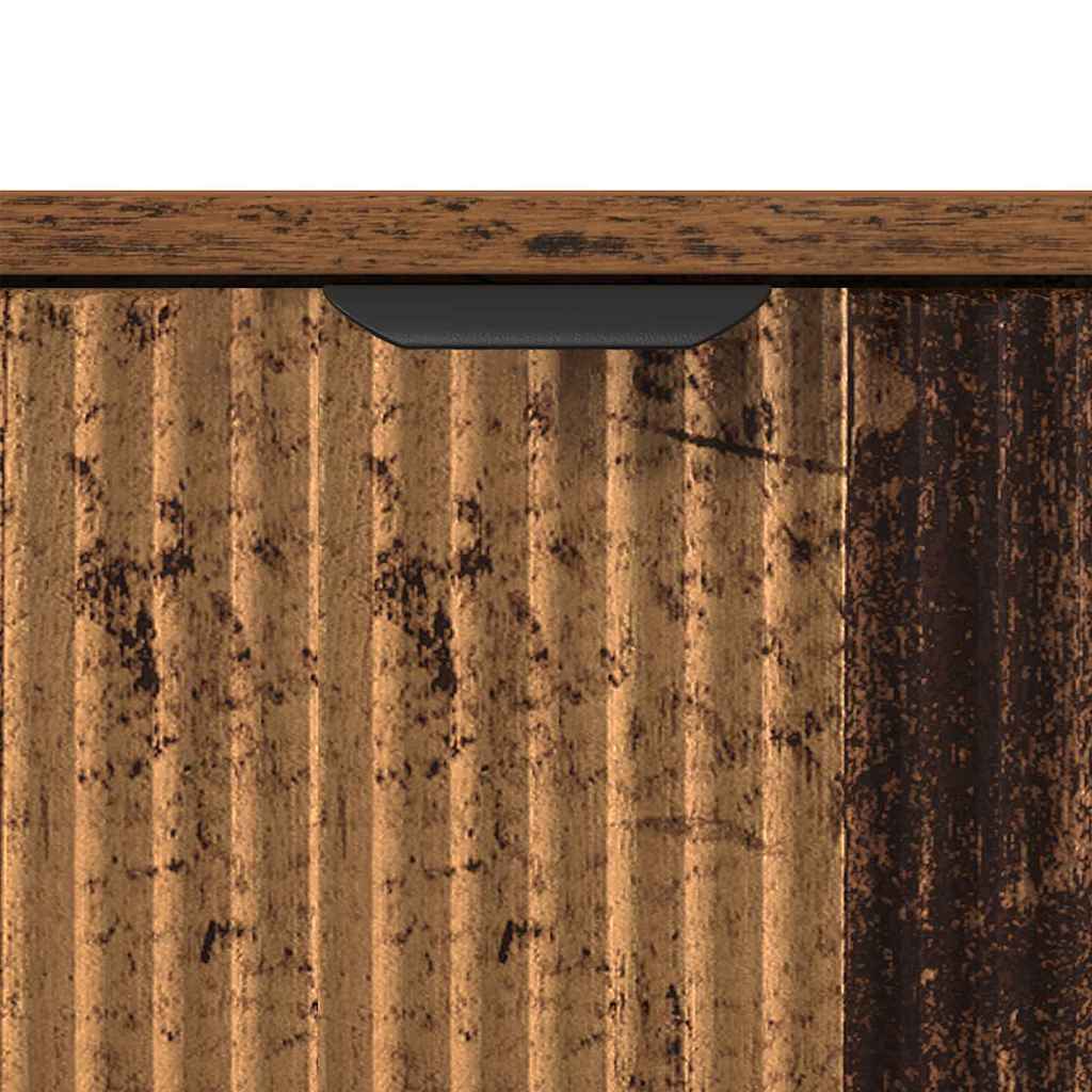 Bathroom Cabinet with Drawer Old Wood 39.5 x 36 x 88 cm