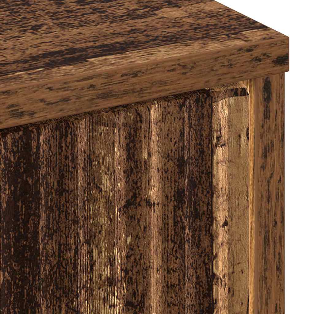 Bathroom Cabinet with Drawer Old Wood 39.5 x 36 x 88 cm