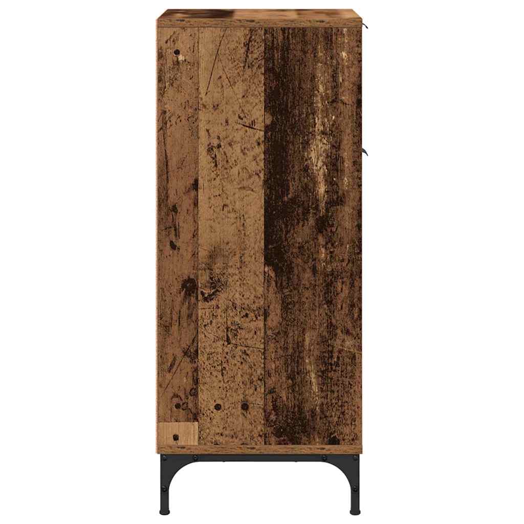 Bathroom Cabinet with Drawer Old Wood 39.5 x 36 x 88 cm