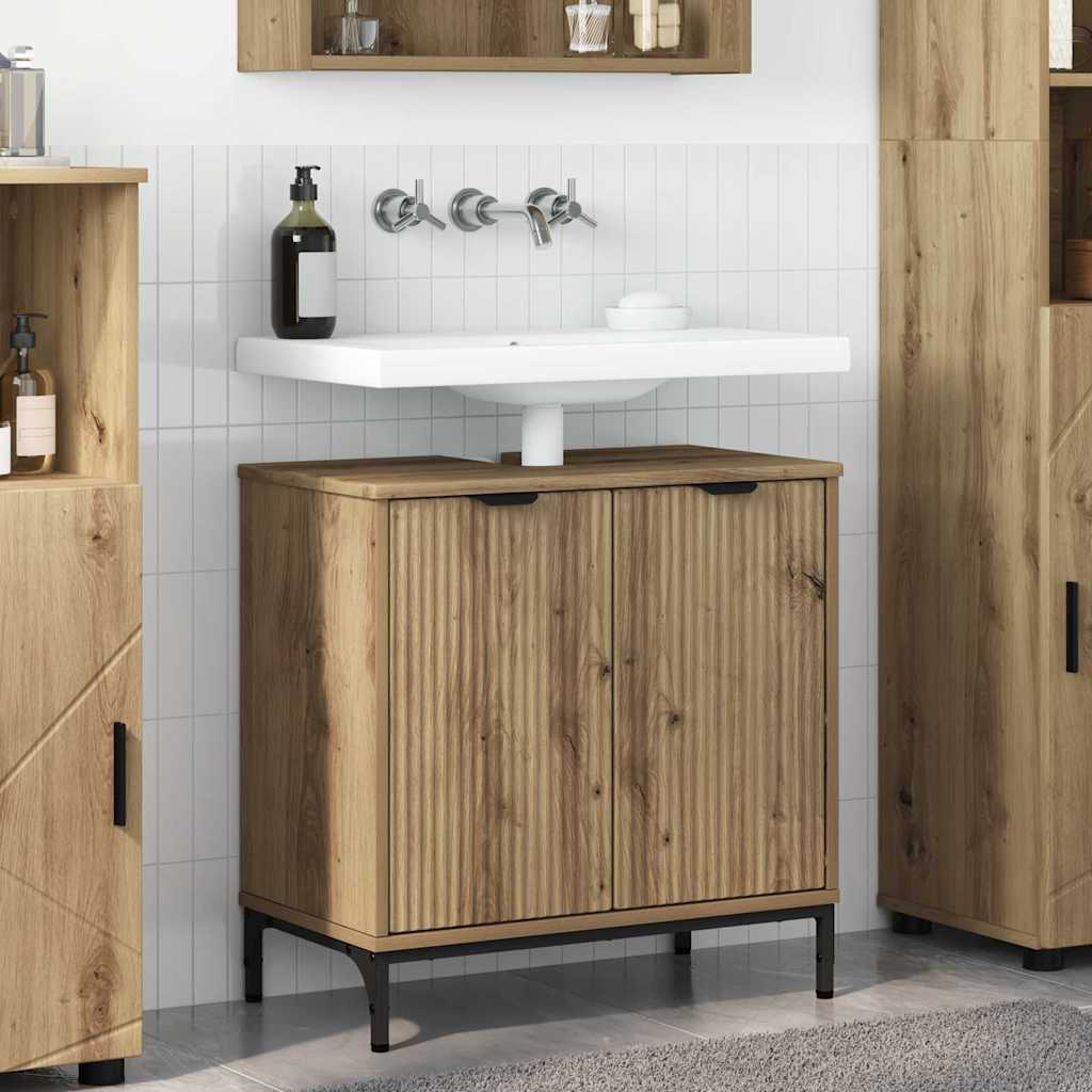 Bathroom Sink Cabinet Artisan Oak 60.5 x 33.5 x 61 cm