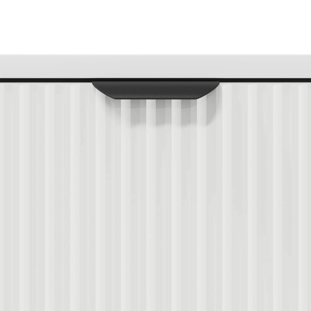 Sideboard White 69.5 x 33 x 82 cm Engineered Wood
