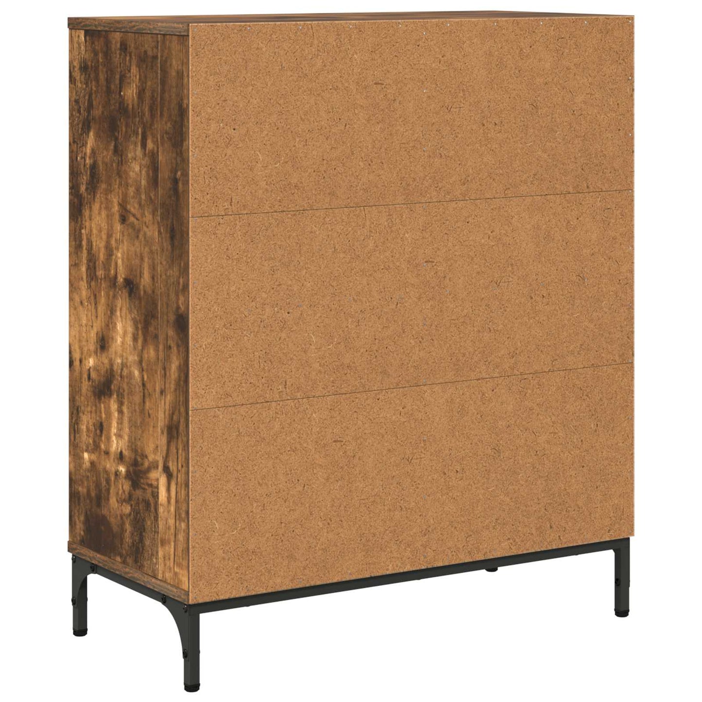 Sideboard Smoked Oak 69.5 x 33 x 82 cm Engineered Wood