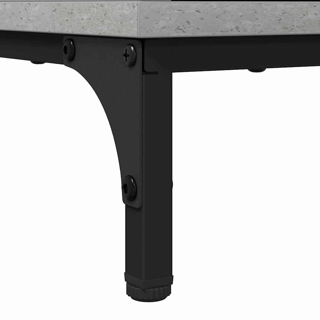 Coffee Table Concrete Grey 90 x 49 x 46 cm Engineered Wood