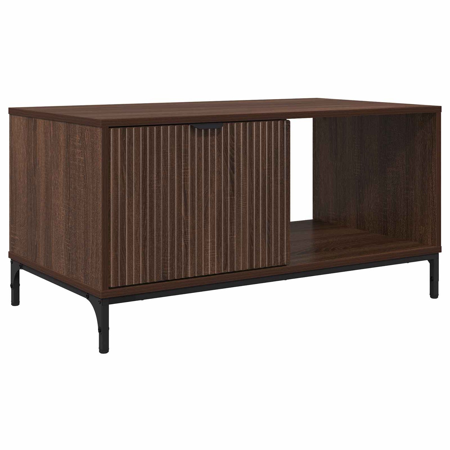 Coffee Table Brown Oak 90 x 49 x 46 cm Engineered Wood