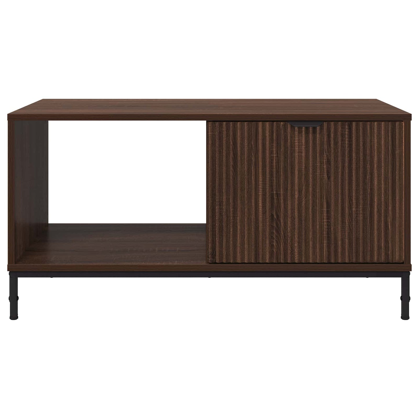 Coffee Table Brown Oak 90 x 49 x 46 cm Engineered Wood