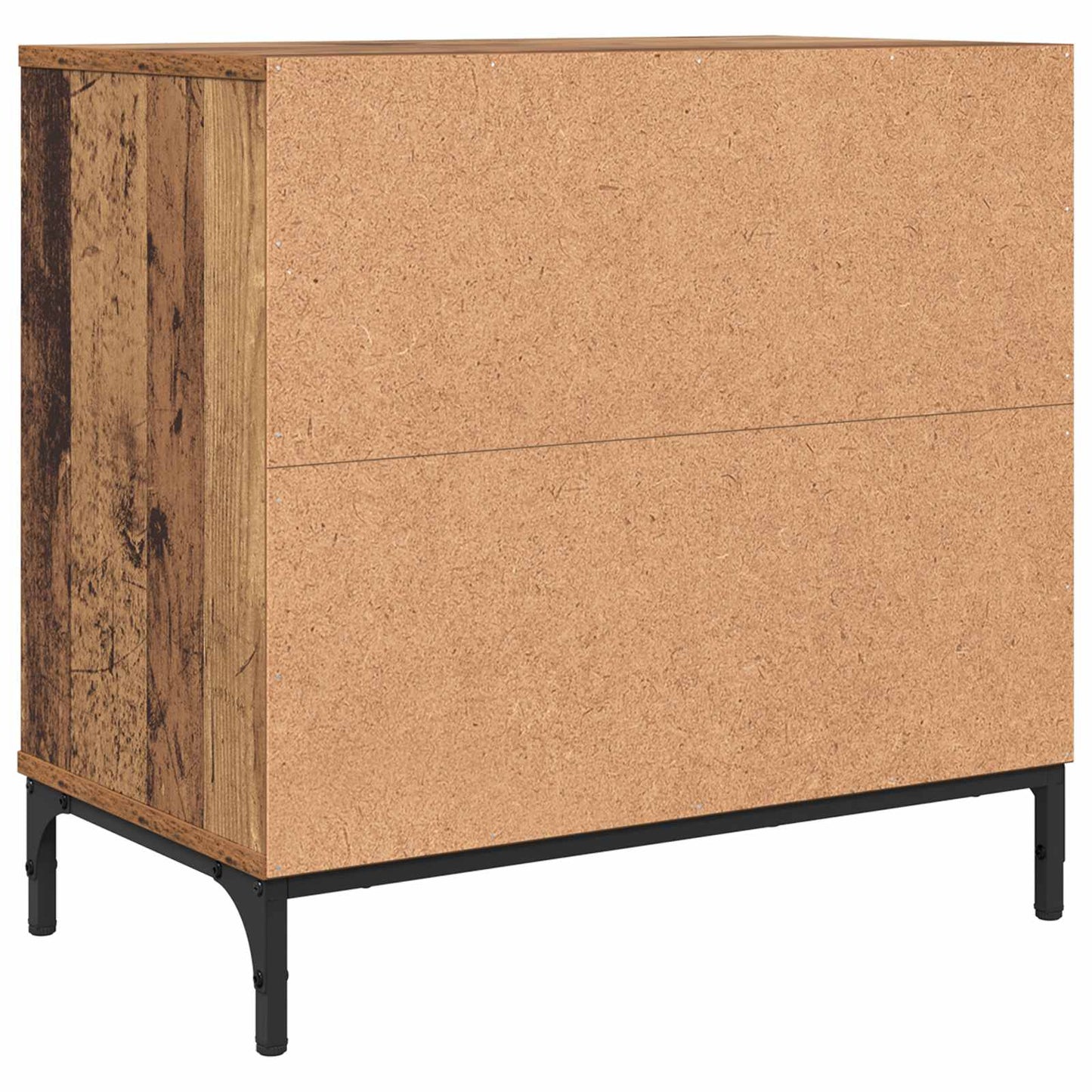 Bedside Table Old wood 63.5 x 36 x 61 cm Engineered wood