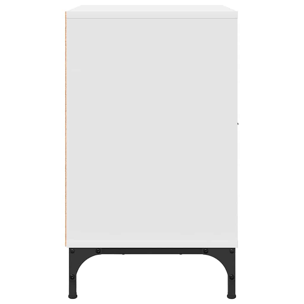 Bedside Cabinet 2 pcs White 49 x 36 x 61 cm Engineered wood