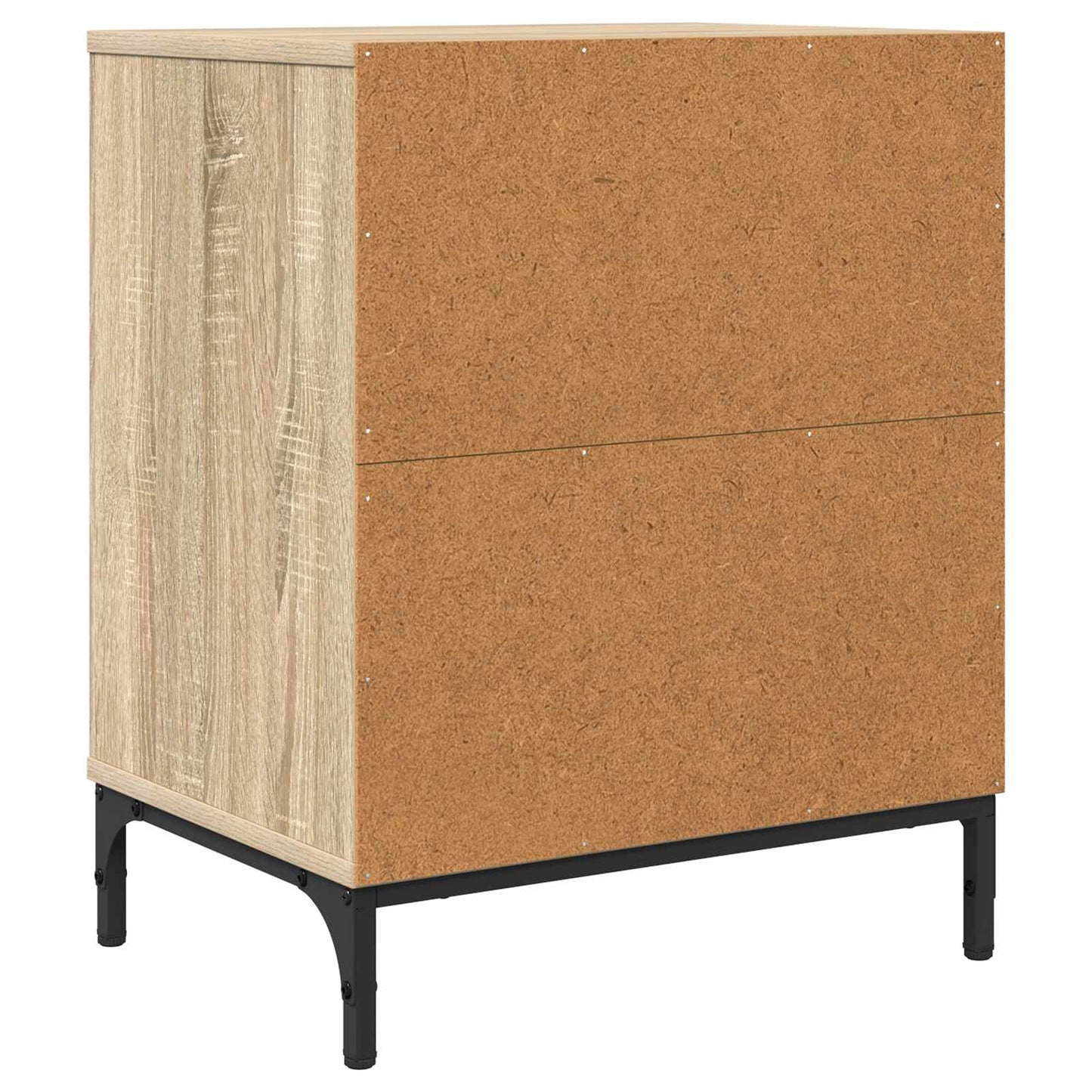 Bedside Cabinet with Drawer 2 pcs Sonoma oak 49 x 36 x 61 cm
