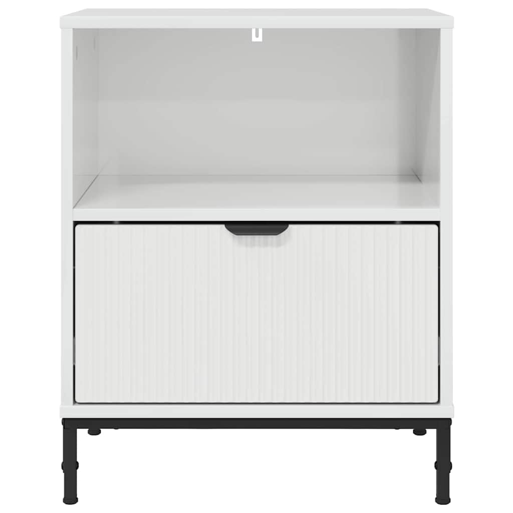 Bedside Cabinet 2 pcs High gloss white 49 x 36 x 61 cm