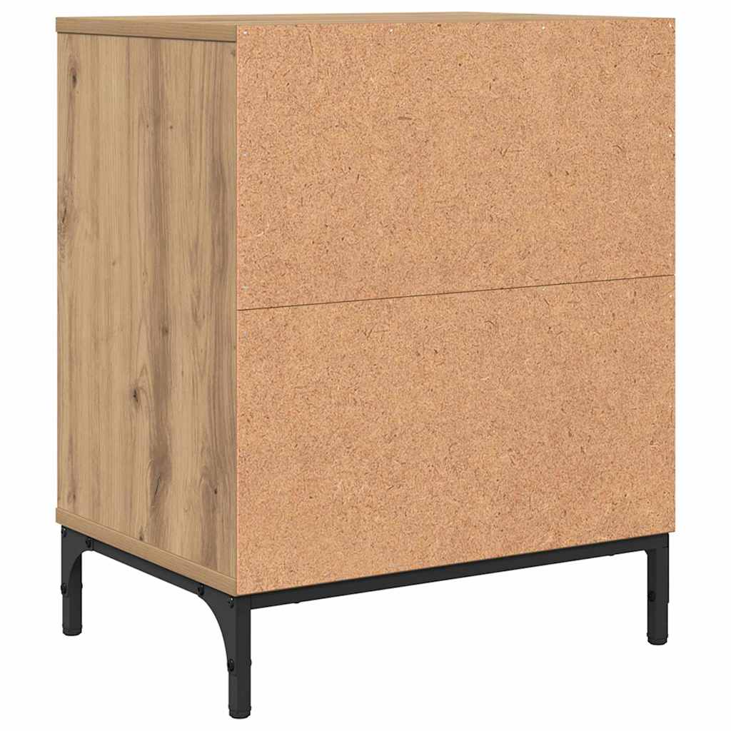 Bedside Cabinet Artisan oak 49 x 36 x 61 cm Engineered wood