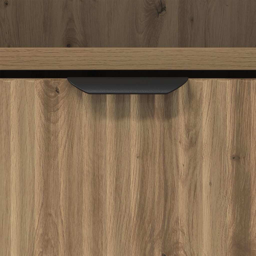 Bedside Cabinet with Drawer 2 pcs Artisan oak 49 x 36 x 61 cm