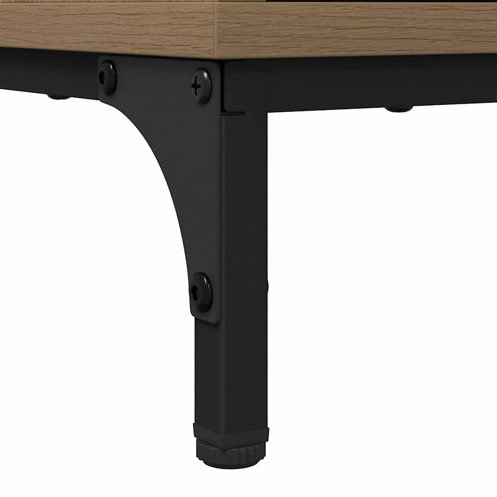 Bedside Cabinet with Drawer 2 pcs Artisan oak 49 x 36 x 61 cm
