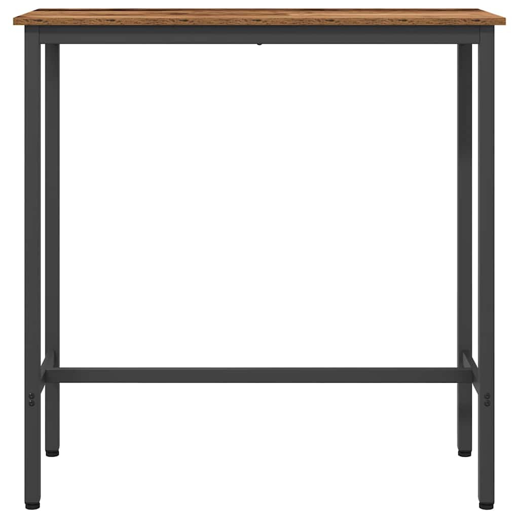 Table Old Wood 100 x 40 x 100.5 cm Engineered Wood and Steel