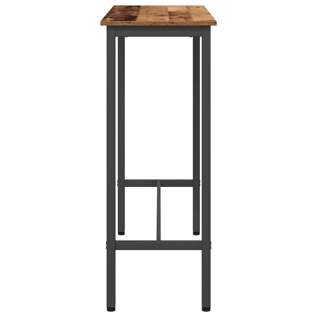 Table Old Wood 100 x 40 x 100.5 cm Engineered Wood and Steel