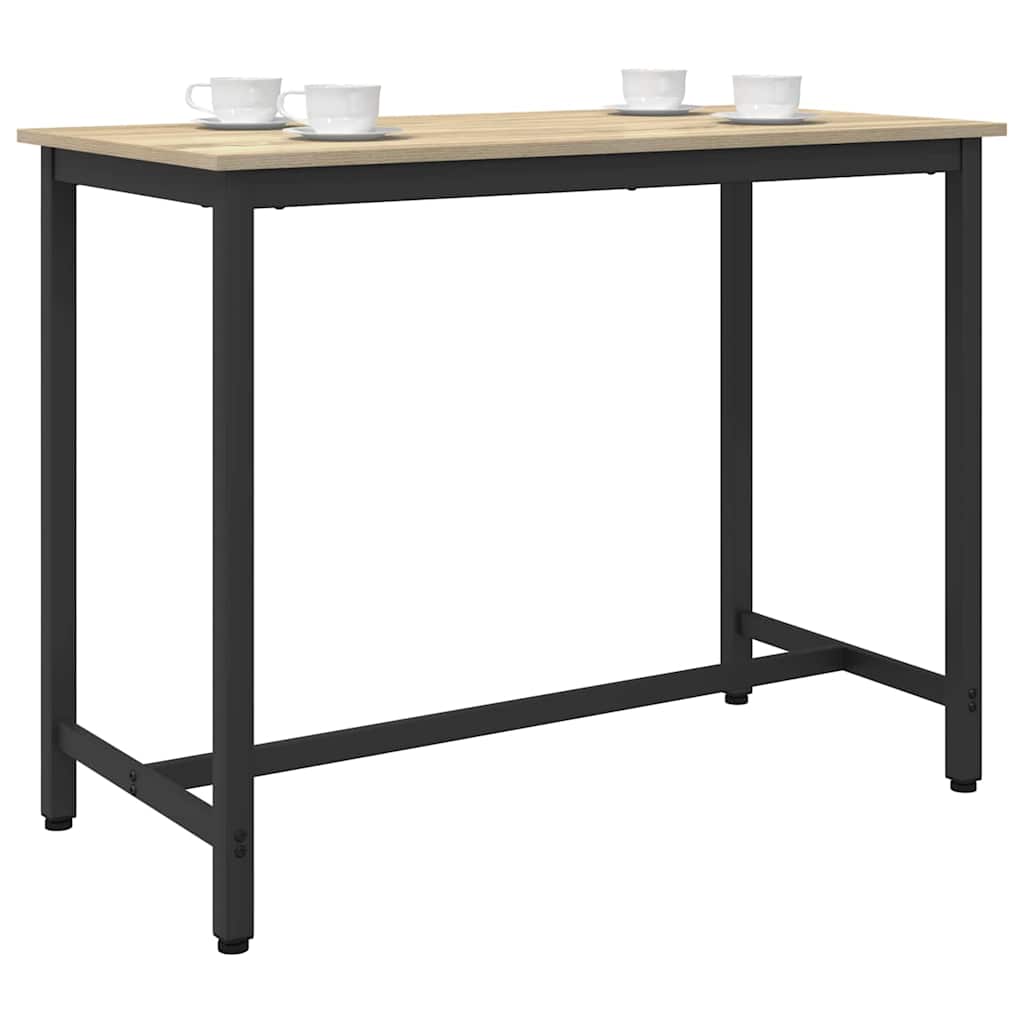 Table Sonoma Oak 100 x 50 x 76.5 cm Engineered Wood and Steel