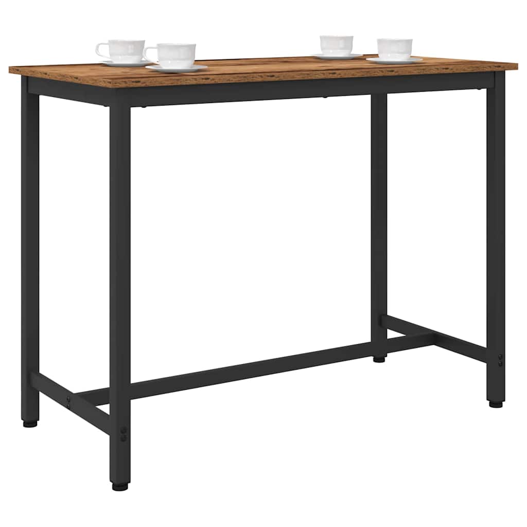Table Old Wood 100 x 50 x 76.5 cm Engineered Wood and Steel