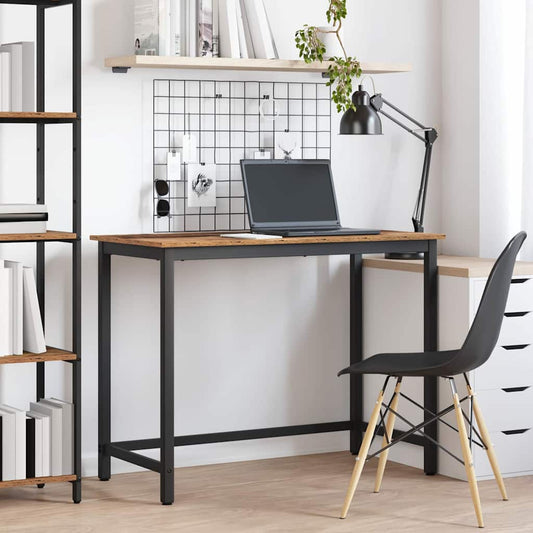 Table Old Wood 80 x 50 x 76.5 cm Engineered Wood and Steel