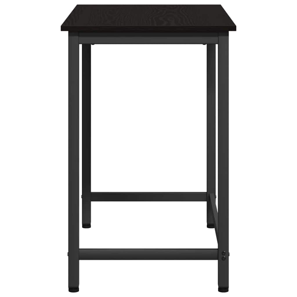 Table Black Oak 100 x 50 x 76.5 cm Engineered Wood and Steel