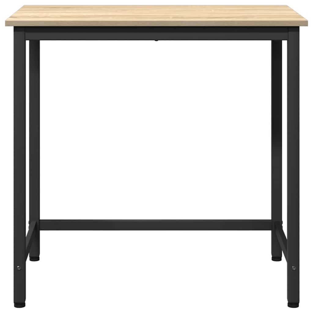 Table Sonoma Oak 100 x 50 x 76.5 cm Engineered Wood and Steel