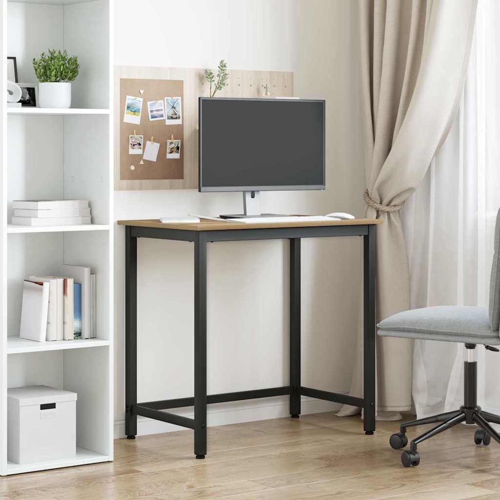 Table Artisan Oak Engineered Wood and Steel 100 x 50 x 76.5 cm