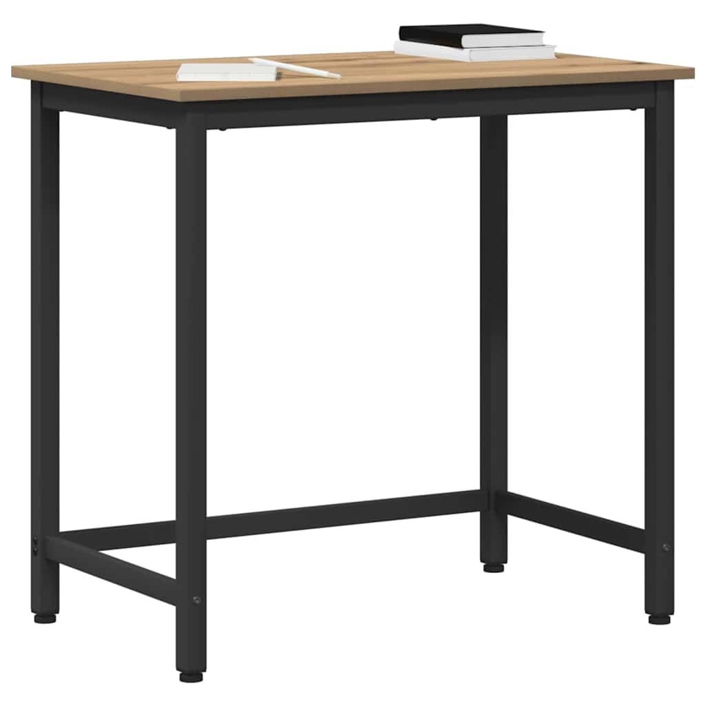 Table Artisan Oak Engineered Wood and Steel 100 x 50 x 76.5 cm