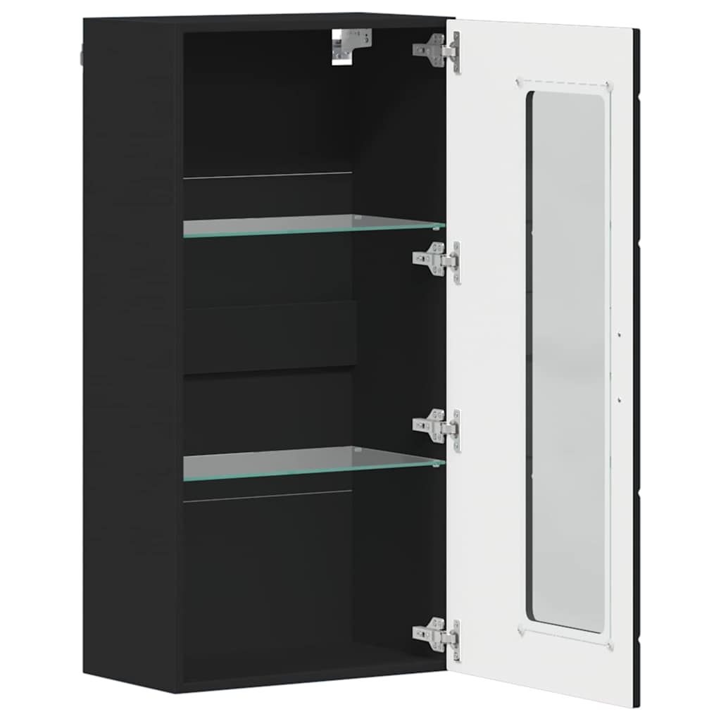 Wooden Cabinet Black 50 x 29 x 100 cm Engineered Wood