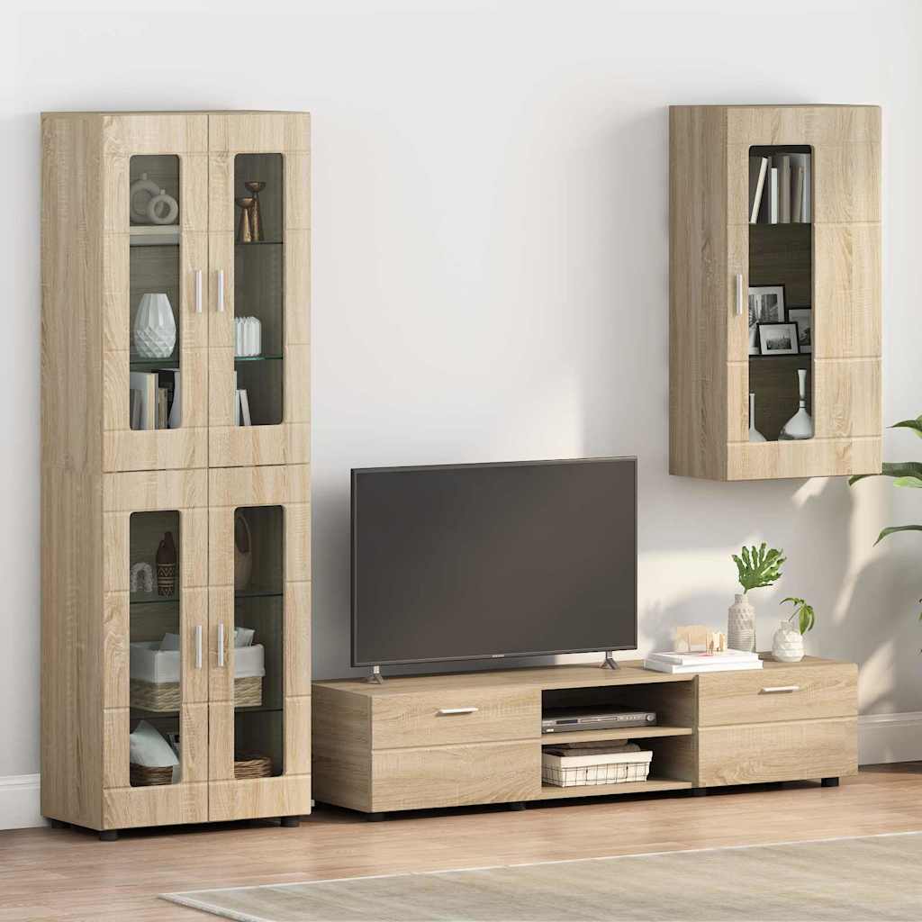 Wooden Cabinet Sonoma Oak 50 x 29 x 100 cm Engineered Wood