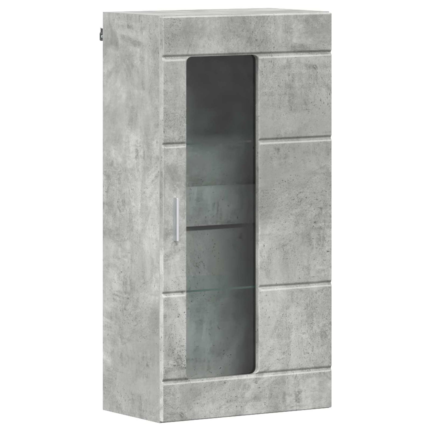 Wooden Cabinet Concrete Grey 50 x 29 x 100 cm Engineered Wood
