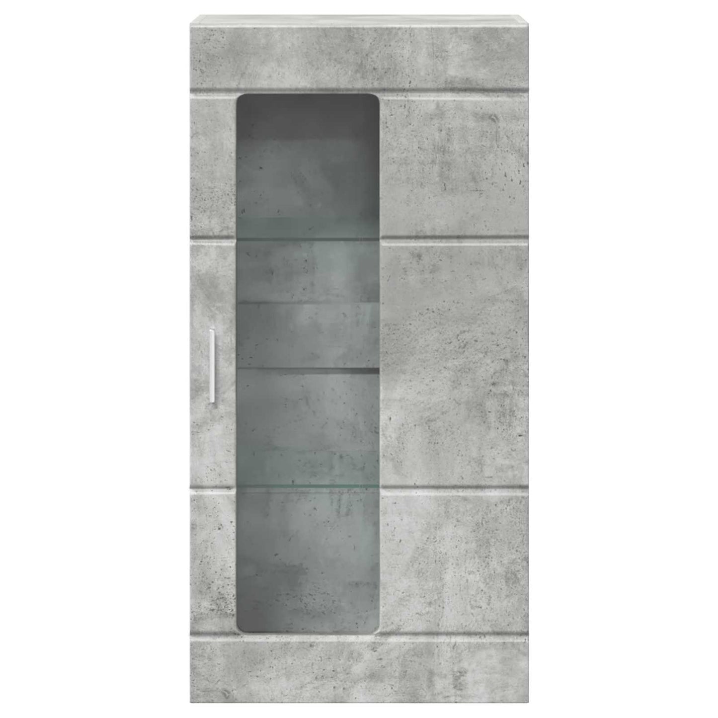 Wooden Cabinet Concrete Grey 50 x 29 x 100 cm Engineered Wood
