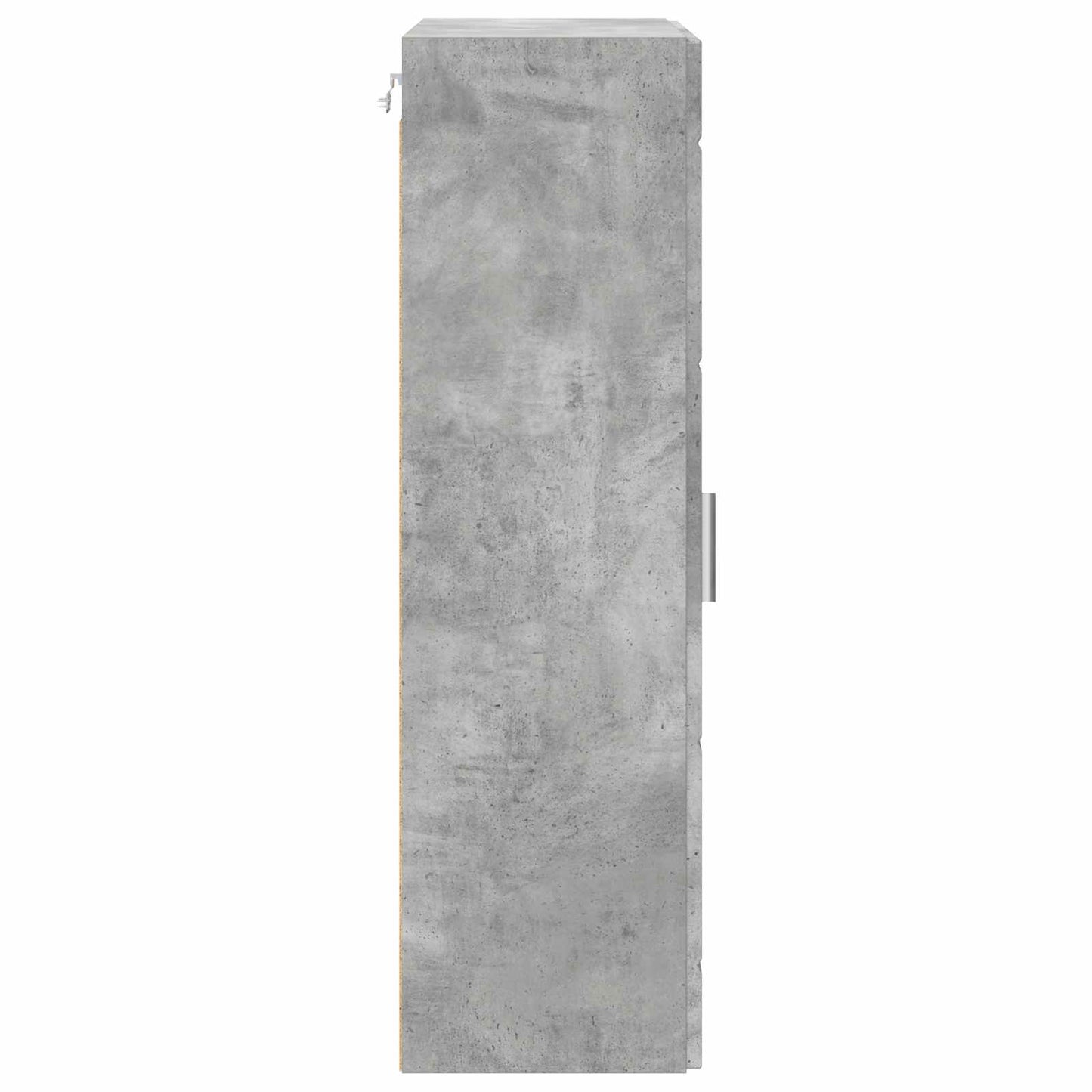Wooden Cabinet Concrete Grey Engineered Wood
