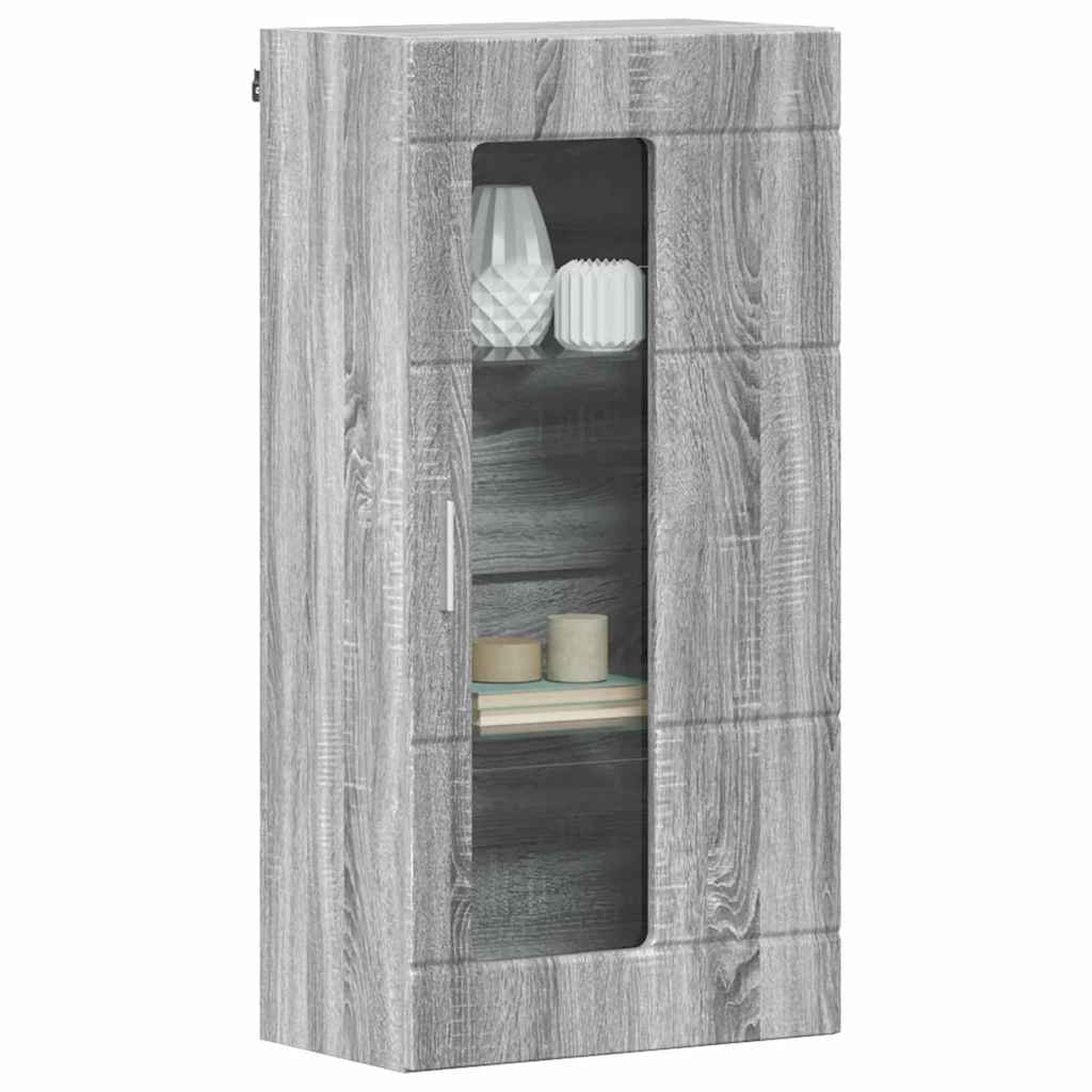Wooden Cabinet Grey Sonoma 50 x 29 x 100 cm Engineered Wood
