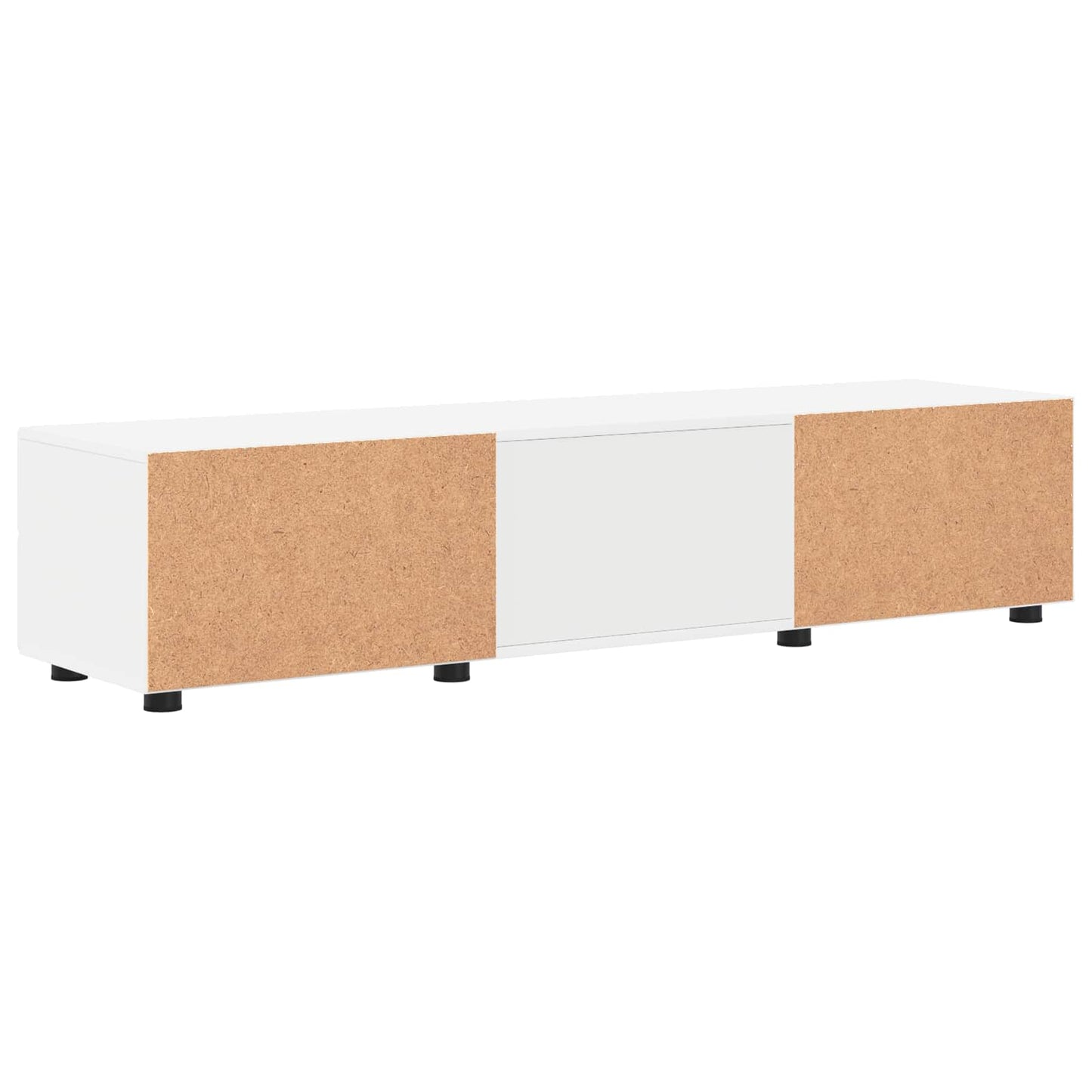 Wooden Cabinet White 150 x 39 x 30 cm Engineered Wood