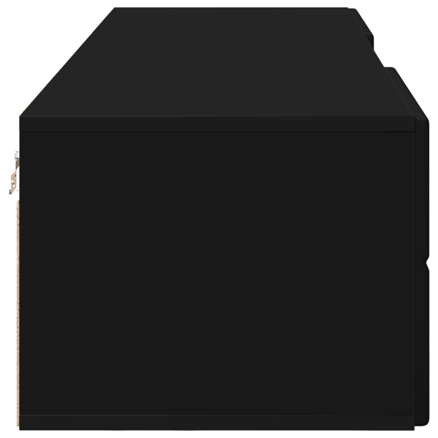 Wooden Cabinet Black 150 x 39 x 30 cm Engineered Wood