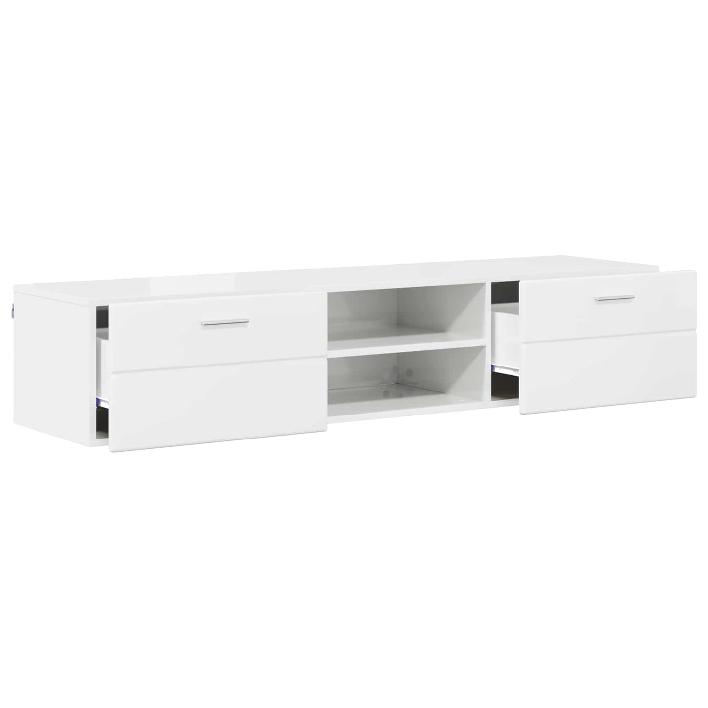 Wooden Cabinet Concrete Grey 150 x 39 x 30 cm Engineered Wood