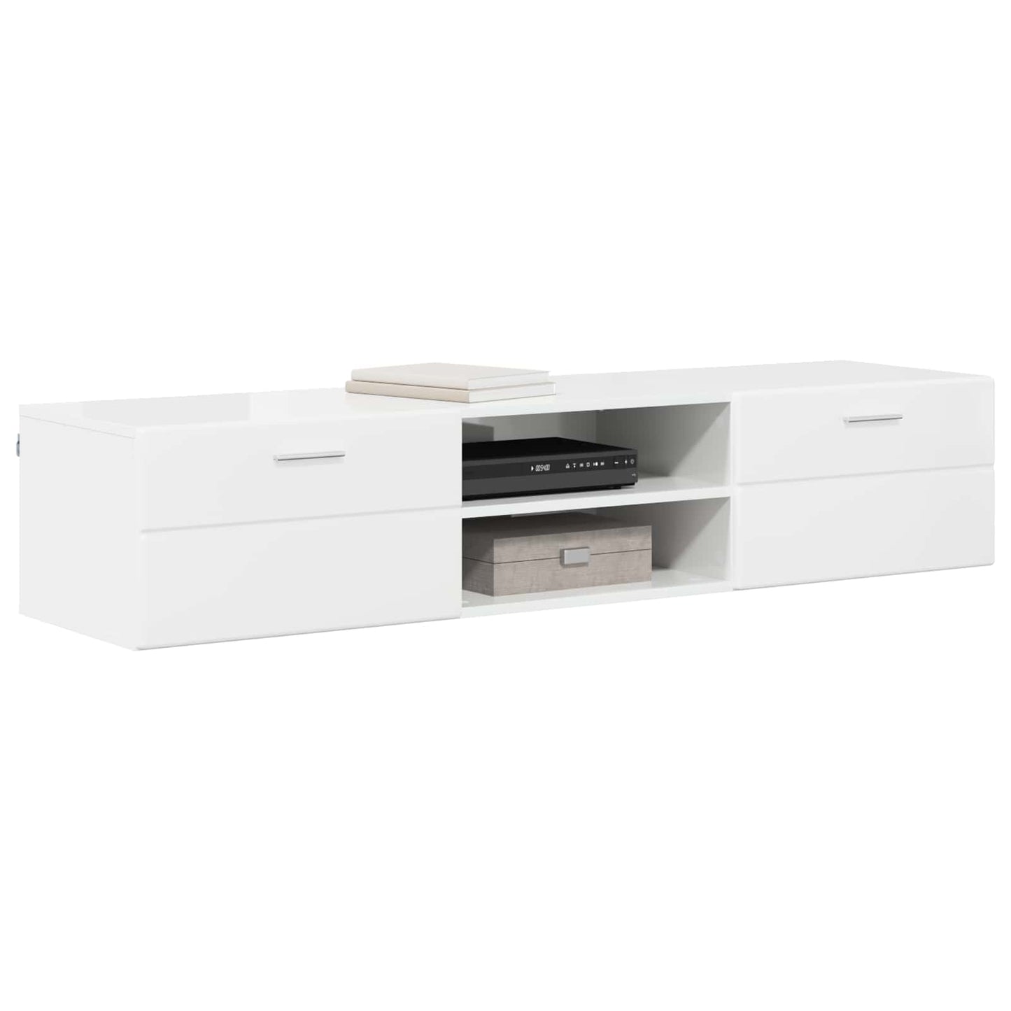 Wooden Cabinet Concrete Grey 150 x 39 x 30 cm Engineered Wood